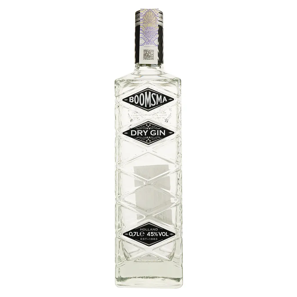 Джин Boomsma Dry Gin 45% 0.7 л - фото 2