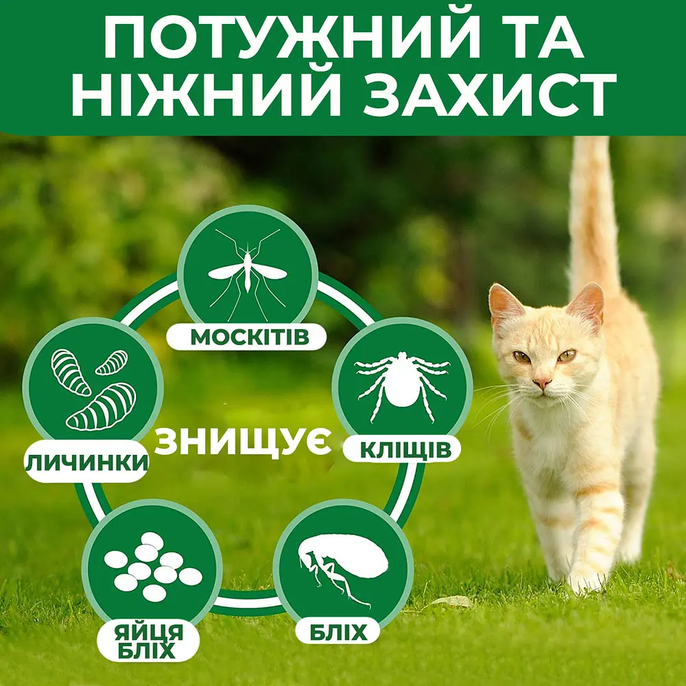 Протипаразитарний спрей для котів та будинку Vet's Best Flea & Tick Cat and Home Spray з ароматом бавовни і спецій 945 мл vb00132 - фото 3
