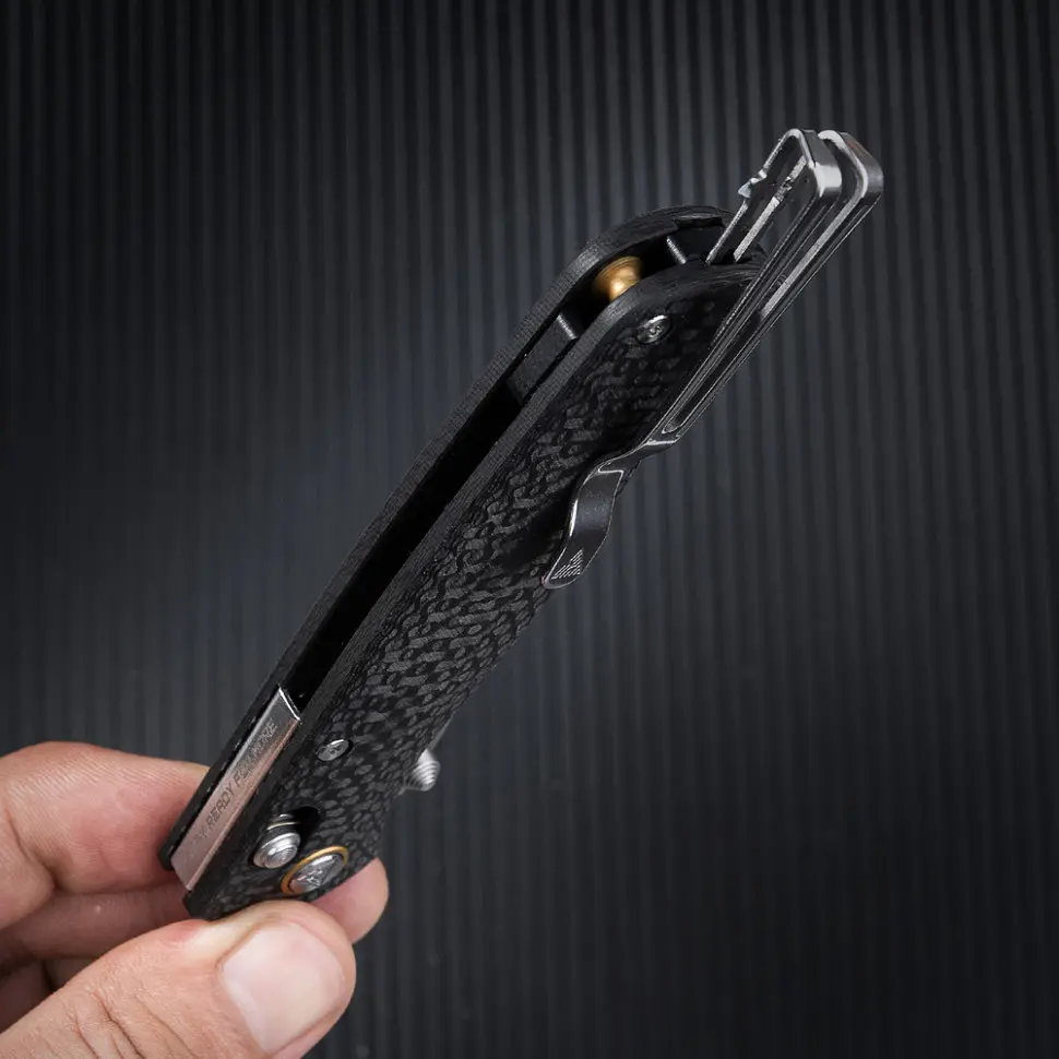 Ніж складаний туристичний SRM Medal 255L-CB2 (8.2 см) 140Cr / карбон чорний - фото 9