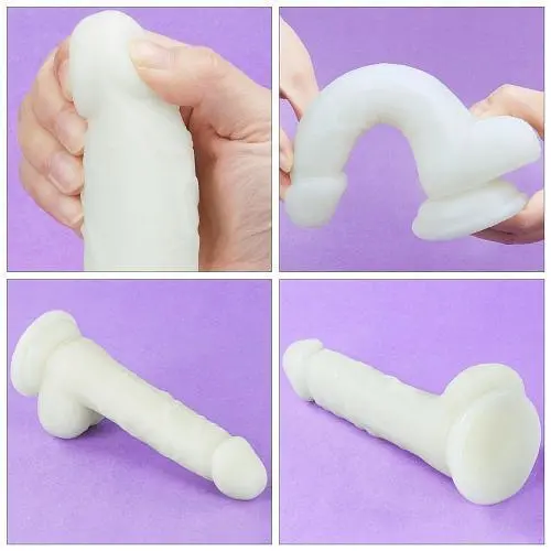 Фалоімітатор, що світиться в темряві LoveToy Lumino Play Dildo 7 - фото 5