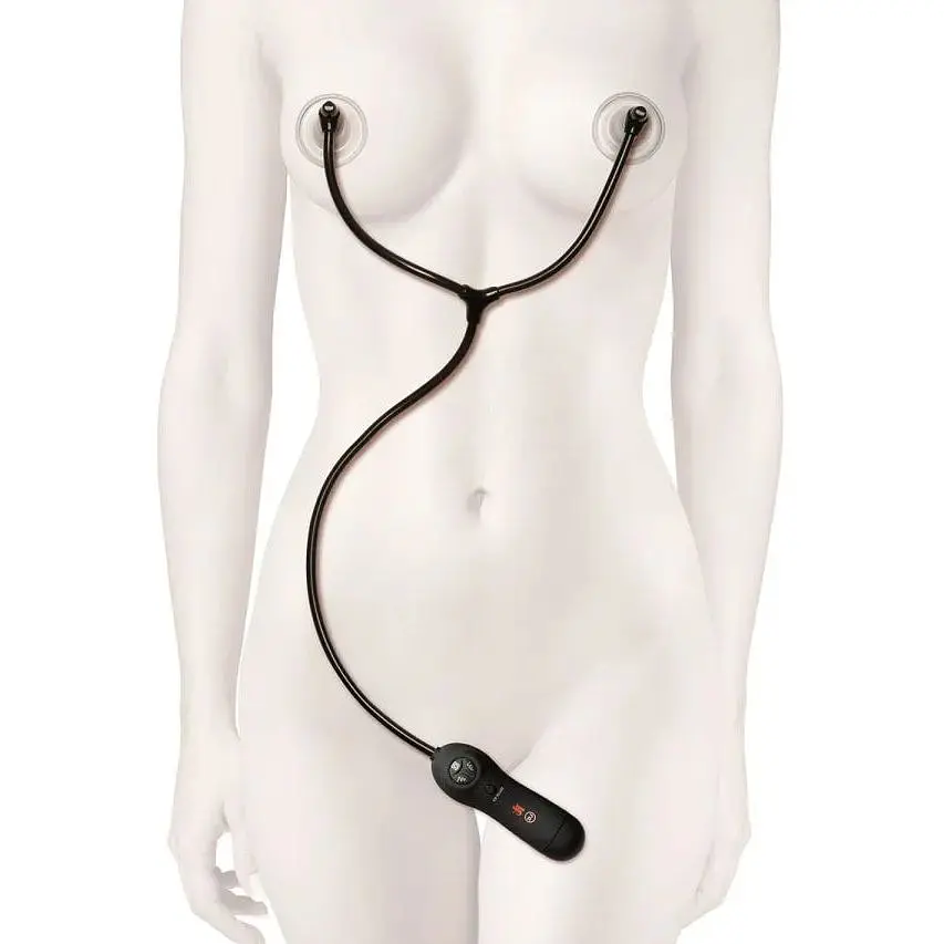 Автоматический насос для сосков с вибрацией Doc Johnson Kink - Swell - Auto Nipple Sucker Cups - фото 4