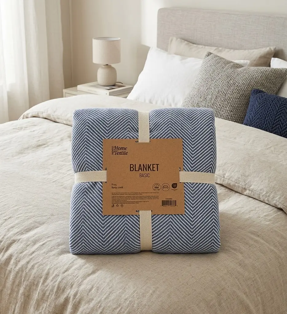 Плед Ardesto Basic ART0920BL 200х230 см синій