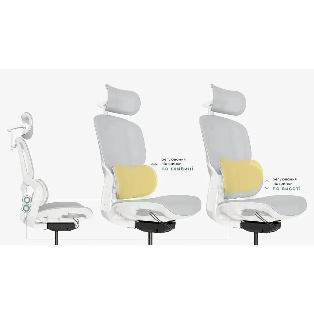 Крісло Mealux S202 Air Grey (HF-S202 M/G) - фото 4