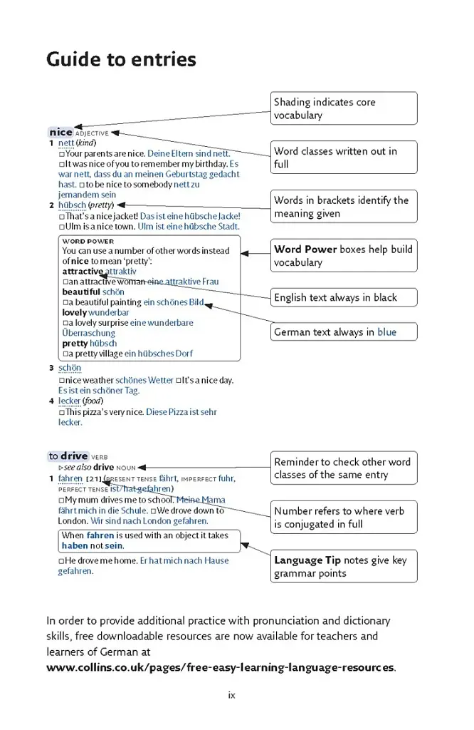 Collins Easy Learning: German Dictionary 10th Edition - фото 3