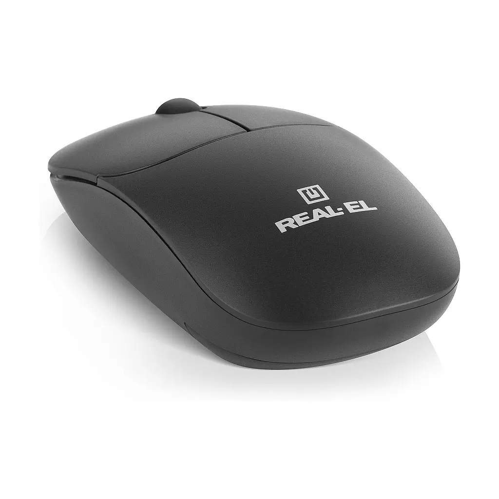 Мишка REAL-EL RM-313W Wireless Black (EL123200042) - фото 6