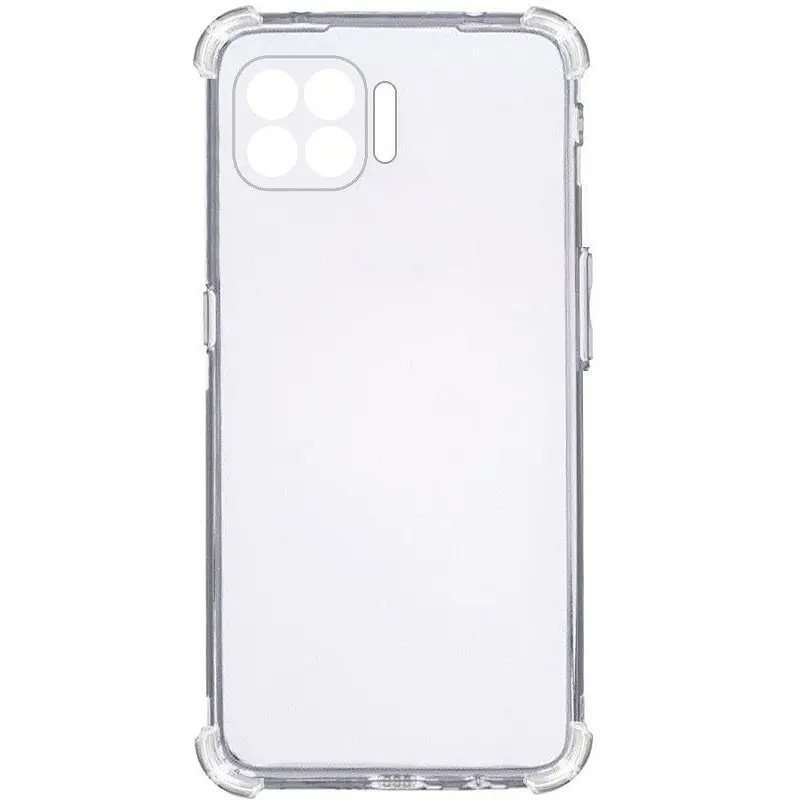 TPU чохол GETMAN Ease logo посилені кути Full Camera для Oppo Reno 4 Lite Безбарвний (прозорий) - фото 3