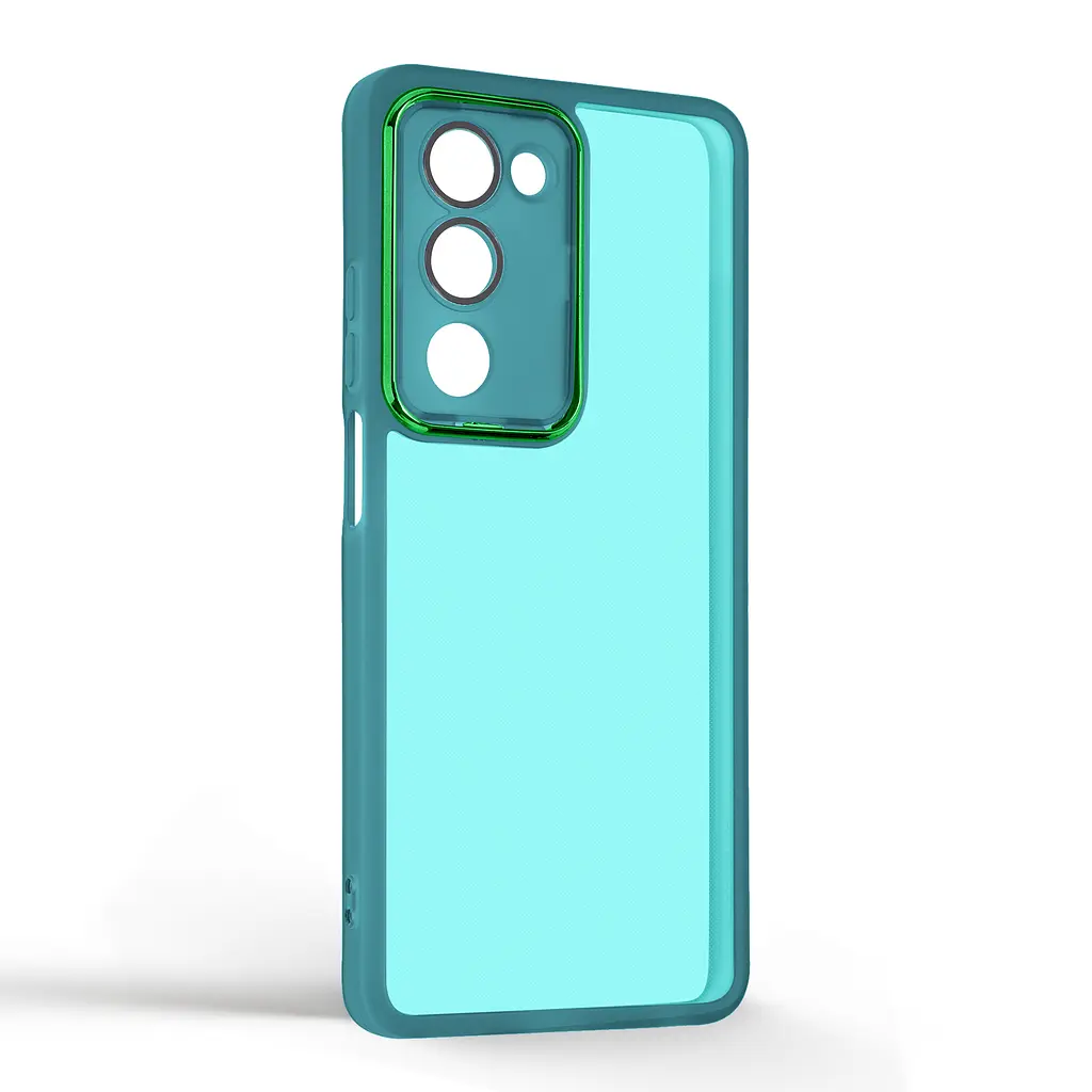 Защитный чехол для OPPO A5 4G/A5 5G/A5m 4G, Shade, зеленый, TPU+PC, матовый, защита всего корпуса, панель-накладка, противоударный, с высокими бортами, амортизирует удары при падениях, ArmorStandart (ARM87422) - фото 2