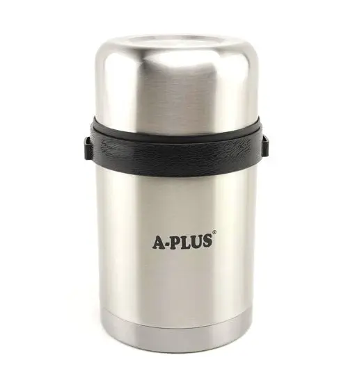 Термос харчовий з нержавіючої сталі A-PLUS 1663 750 ml з чохлом - фото 2