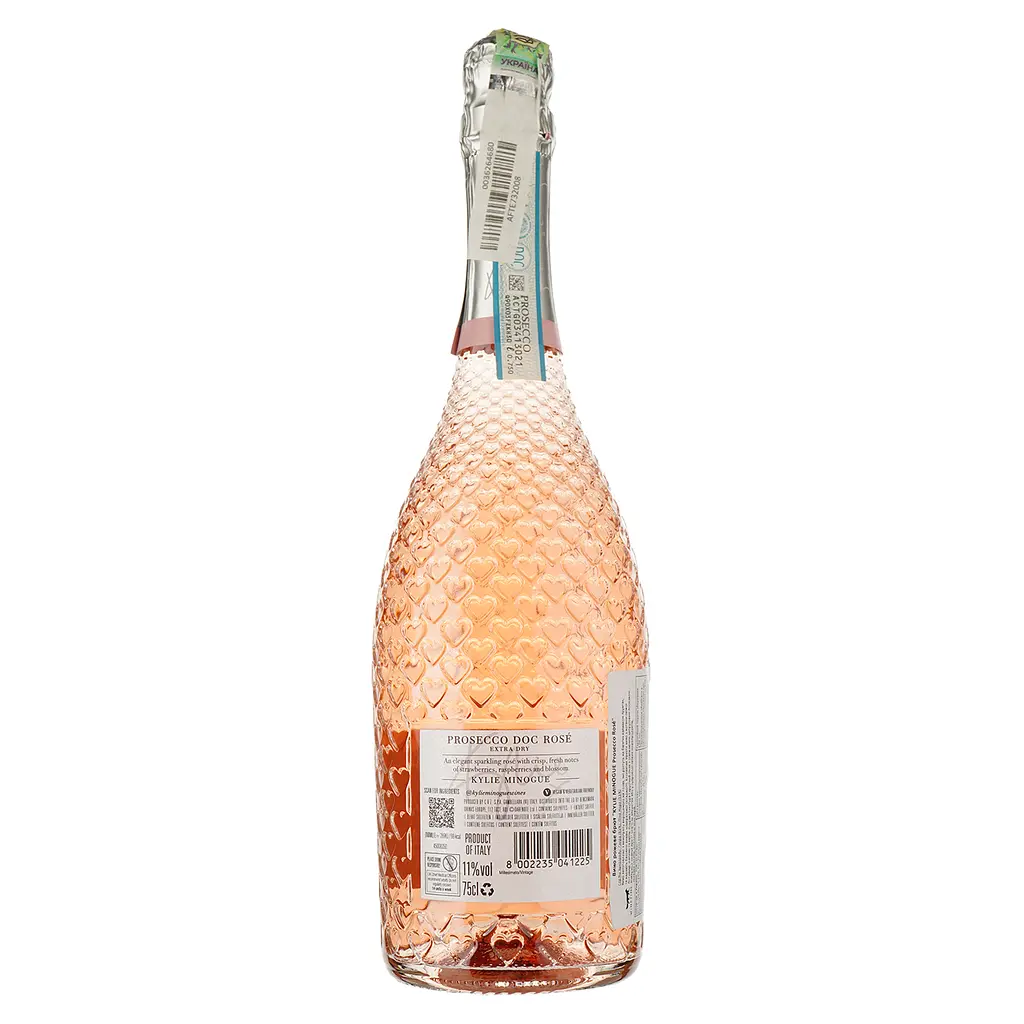 Игристое вино Kylie Minogue Prosecco Rose розовое брют 0.75 л - фото 2