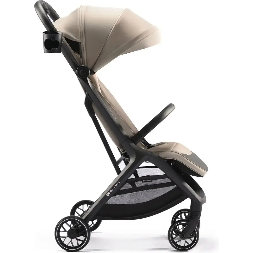 Прогулочная коляска Kinderkraft Nubi 2 Sand Beige бежевая (00-00305182) - фото 2