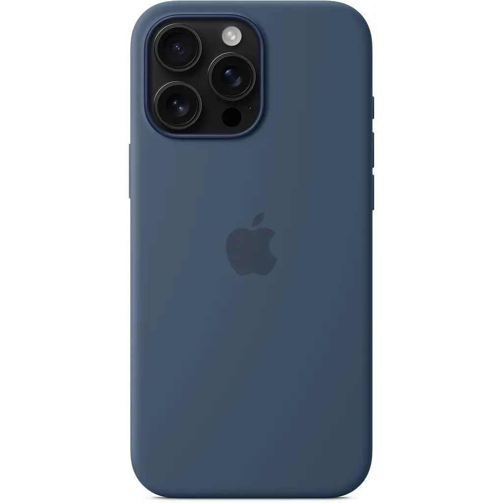 Оригінальний силіконовий чохол Silicone Case with MagSafe для Apple Iphone 16 Pro Max Denim MYYU3ZM/A - фото 4