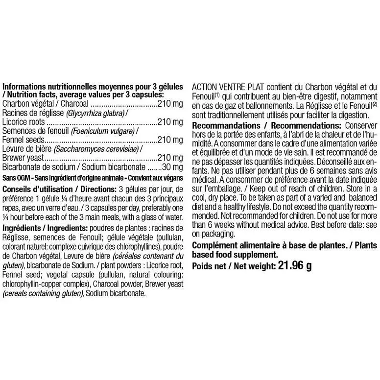 Комплекс Nutriexpert Effiness Action Ventre Plat Плаский Живіт 60 капсул - фото 2