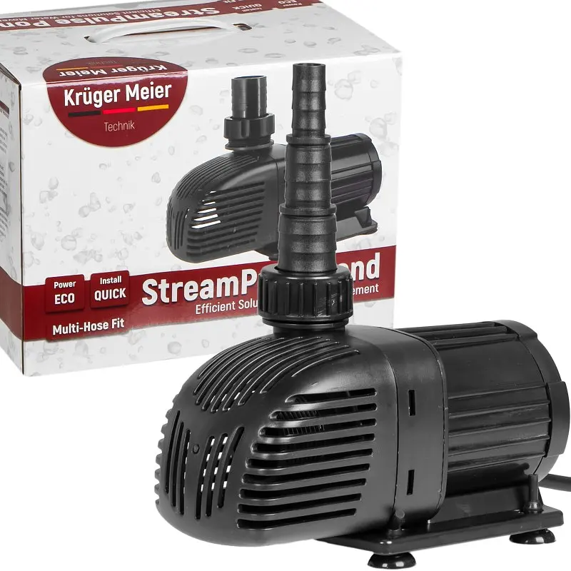 Енергоефективний насос для ставка Kruger Meier StreamPulse Pond 4000 л/год із захистом - фото 7