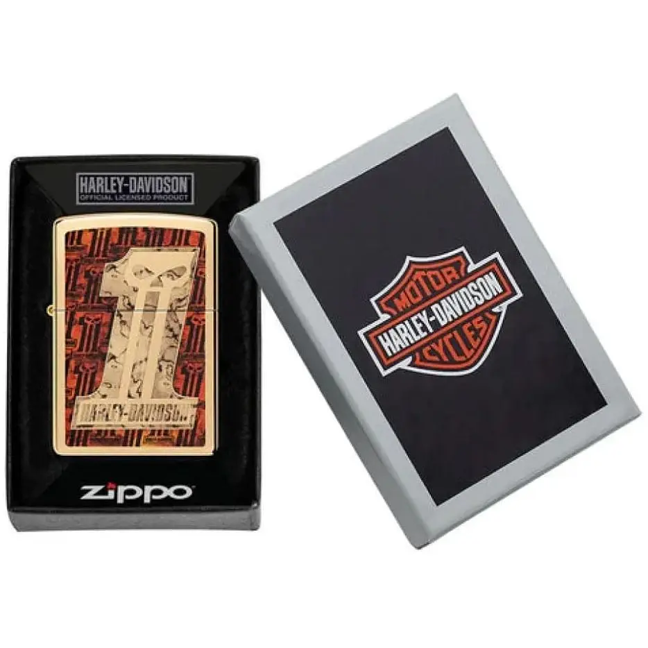 Зажигалка Zippo 254B Harley Davidson - фото 2