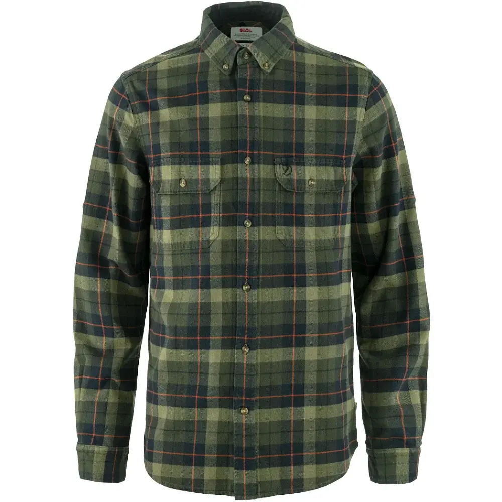 Сорочка Fjallraven Singi Heavy Flannel Shirt XXL Black/Deep Forest