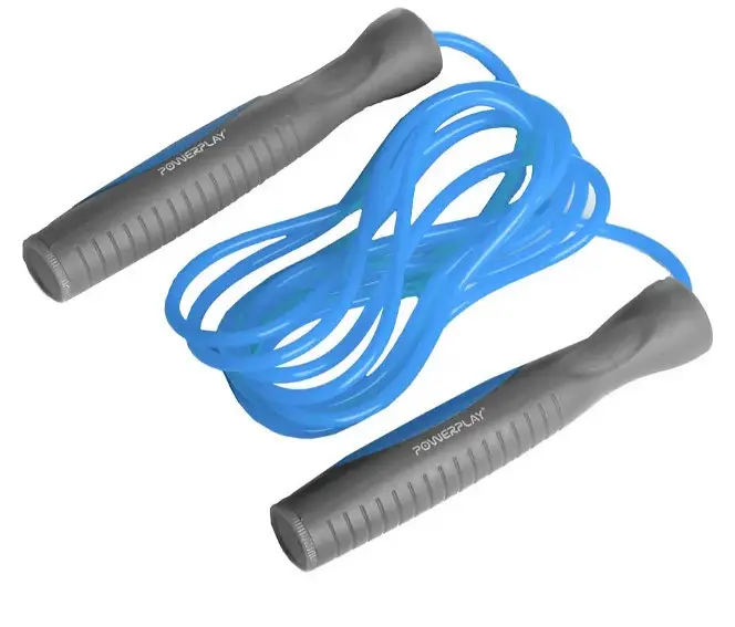 Скакалка PowerPlay 4204 Classic Jump Rope Блакитна 2,7 м (PP_4204_Blue) - фото 2