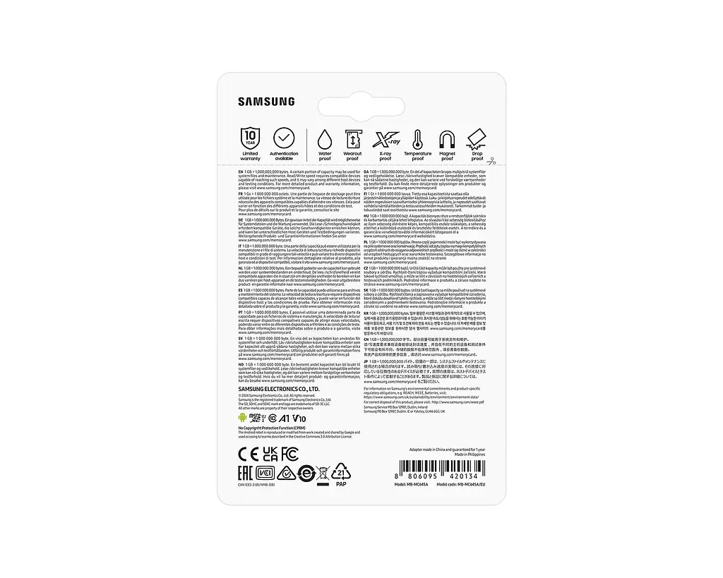 Samsung Карта пам'яті microSDXC 64GB C10 UHS-I R130MB/s Evo Plus + SD - фото 9