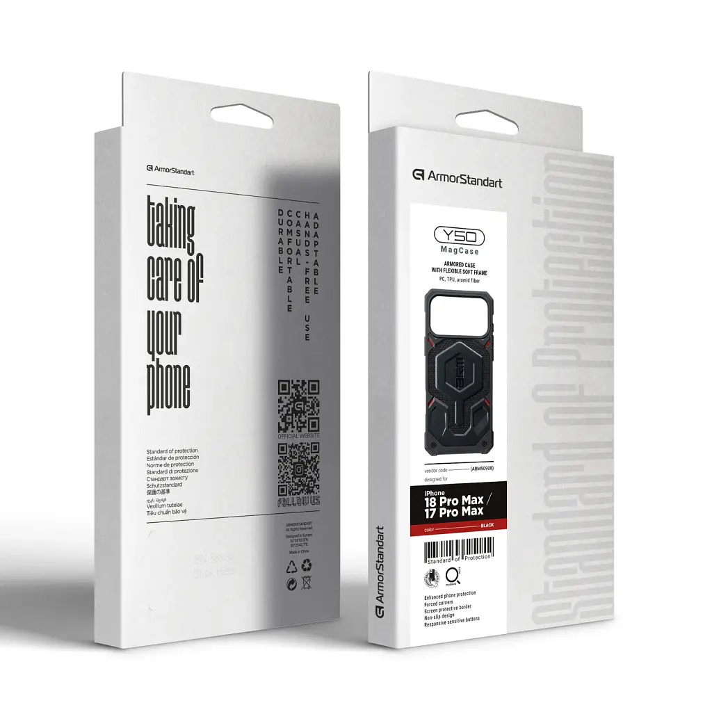 Чехол ArmorStandart Y50 MagCase для Apple iPhone 18 Pro Max / 17 Pro Max Black - фото 3
