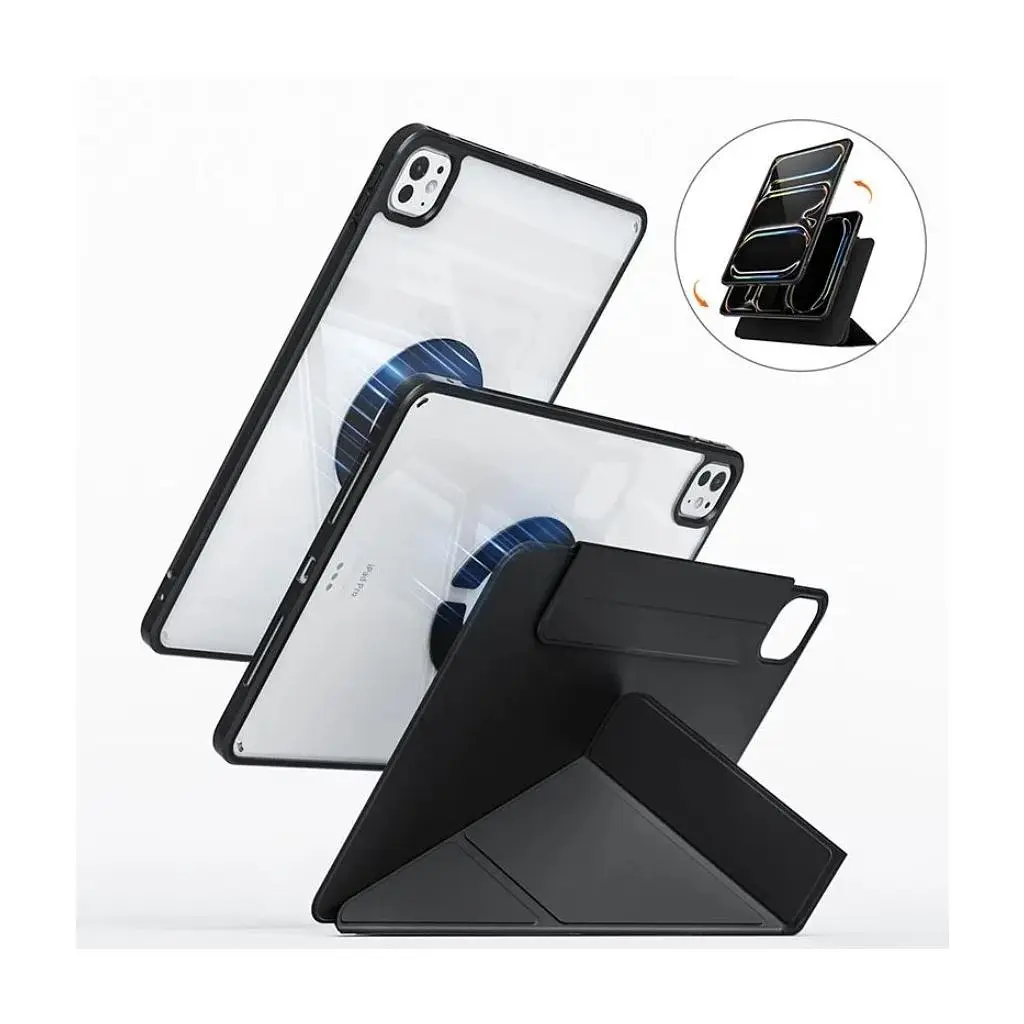 Чохол до планшета BeCover Ultra Slim Origami Flex Apple iPad Pro 11" M4 2024 Black (712977) - фото 2