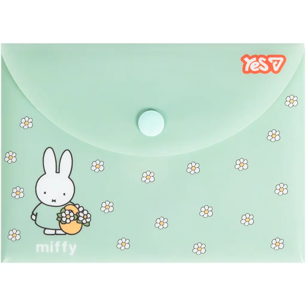 Папка-конверт Yes Miffy B7 на кнопці (492123) - фото 2
