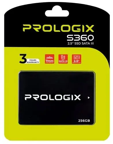 Твердотільний накопичувач SSD 256Gb, ProLogix S360, SATA3, 2.5", 3D TLC, 530/510 МБ/с (PRO256GS360) - фото 3