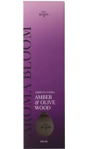 Аромадифузор Aroma Bloom Amber & olive wood 100 мл - фото 3