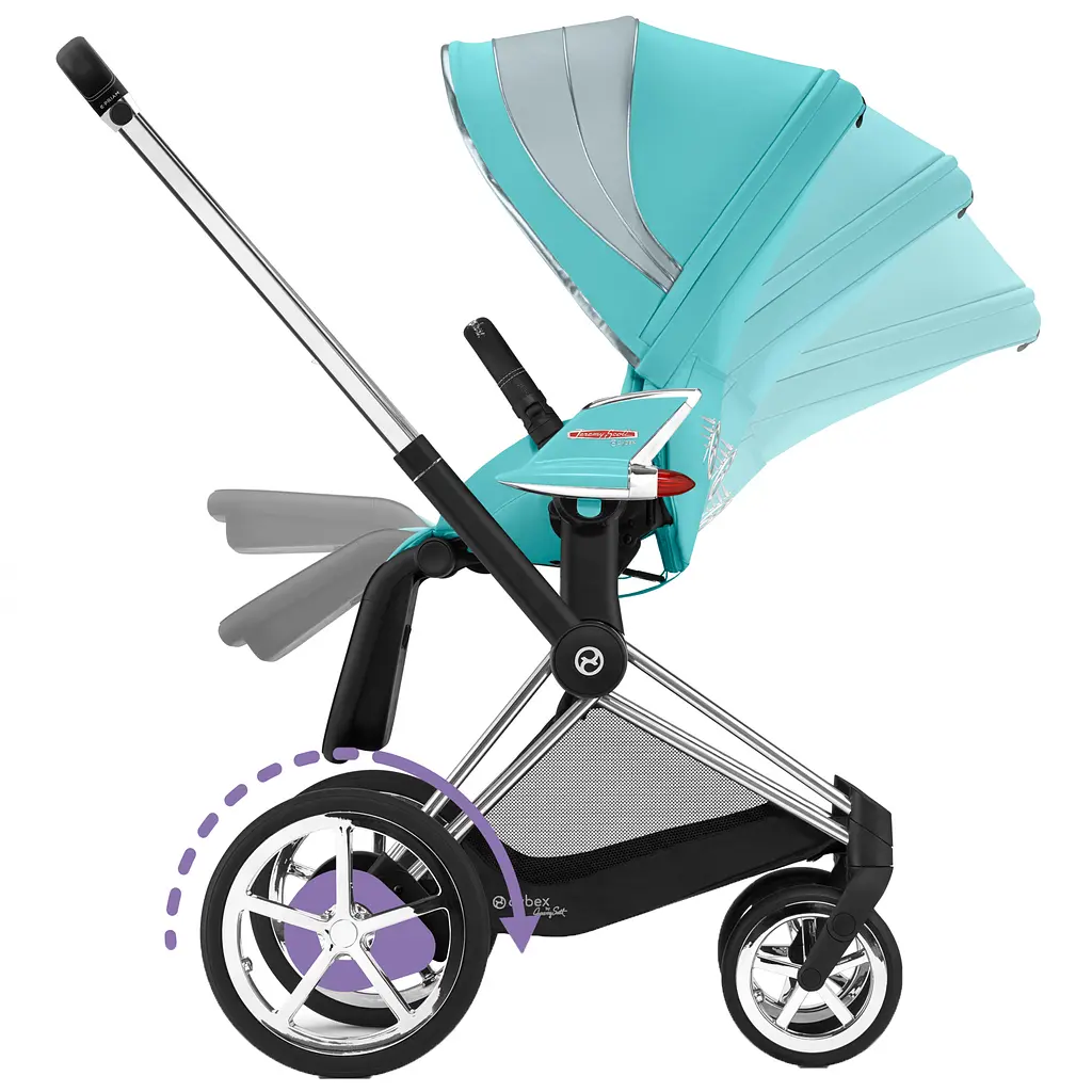 Прогулянкова коляска Cybex ePriam by Jeremy Scott Car (524000395) - фото 8