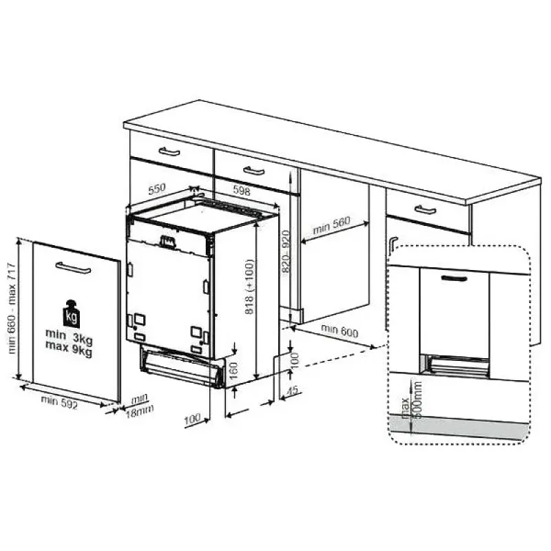 Посудомийна машина Beko BDIN38531D - фото 7