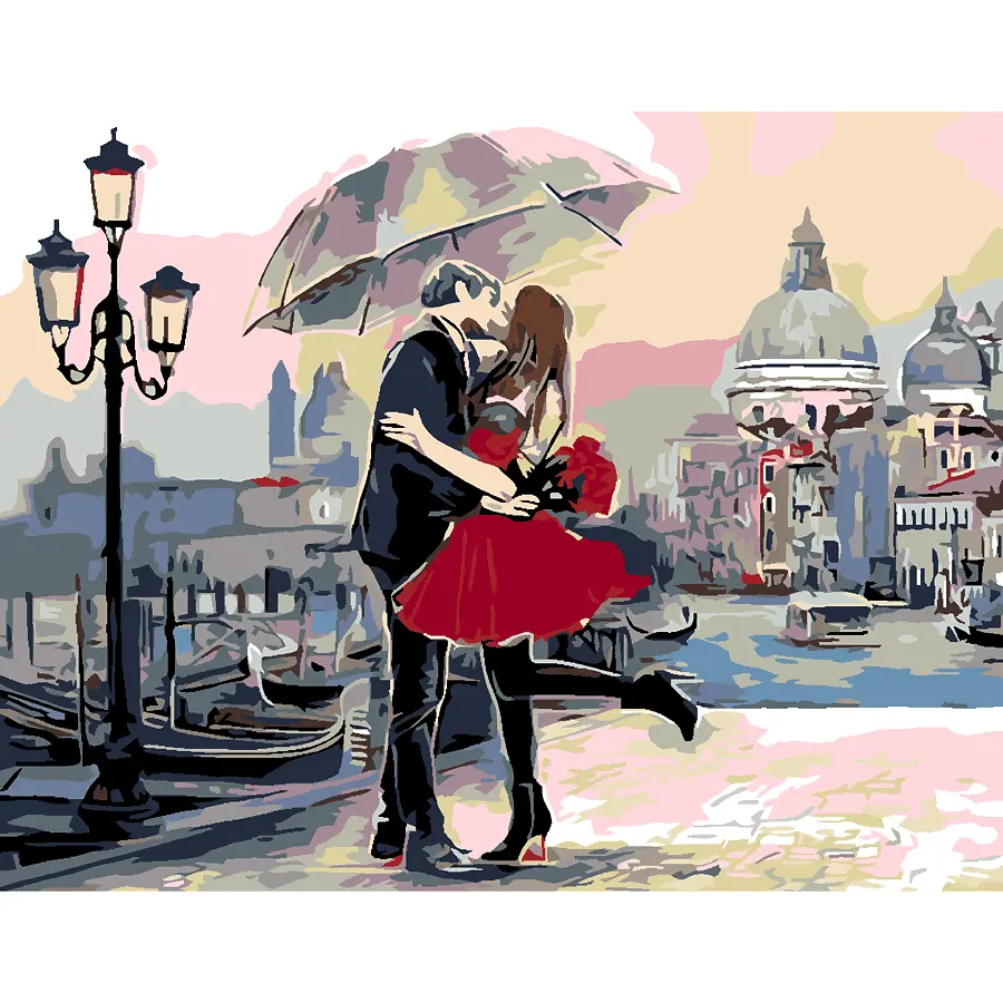 Картина за номерами Rosa Start Наша історія кохання 35x45 см - фото 2