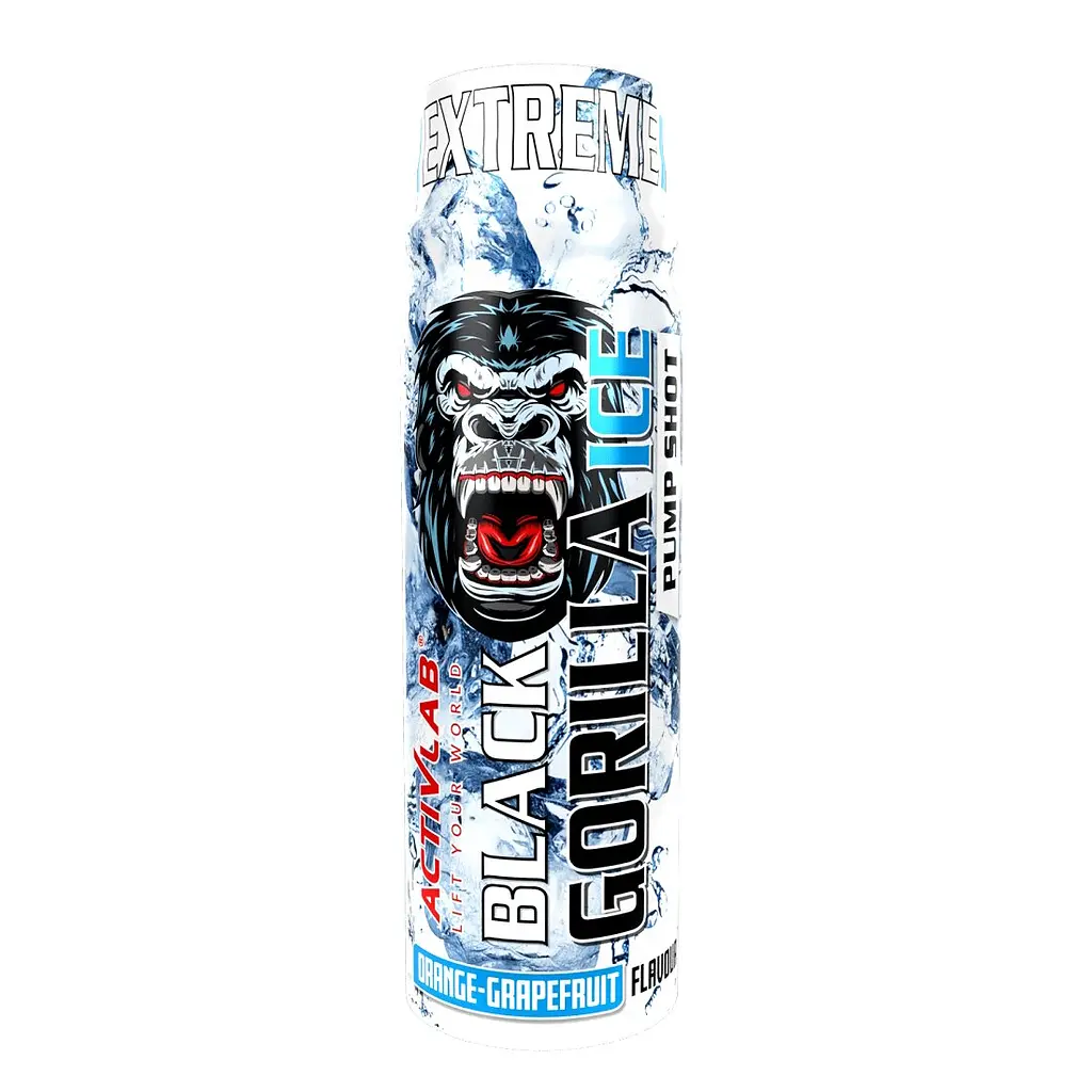 Передтренувальний комплекс ActivLab Black Gorilla Ice Pump Shot, 80 мл - Апельсин-грейпфрут
