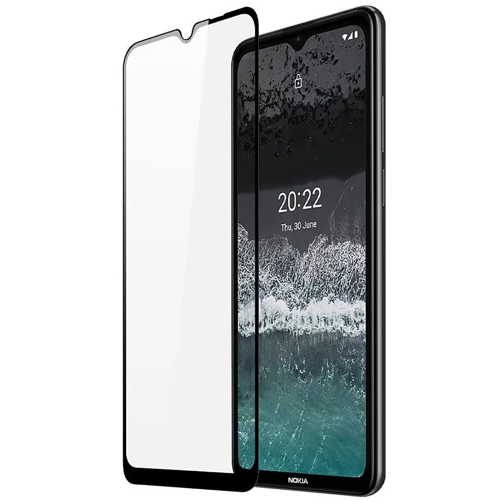 Стекло защитное BeCover Nokia C21 Black (709741) - фото 2