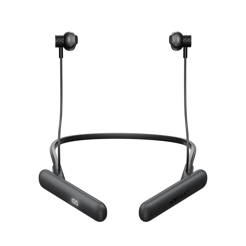 Бездротові спортивні навушники ACEFAST N8 neck hanging wireless earphones Чорний - фото 3