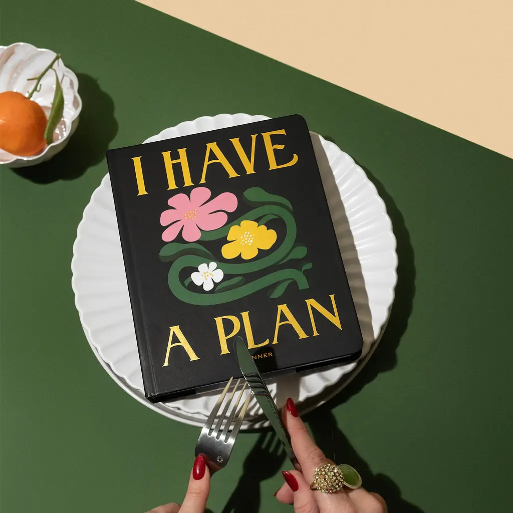 Планер «I HAVE A PLAN» квіткова абстракція - фото 3