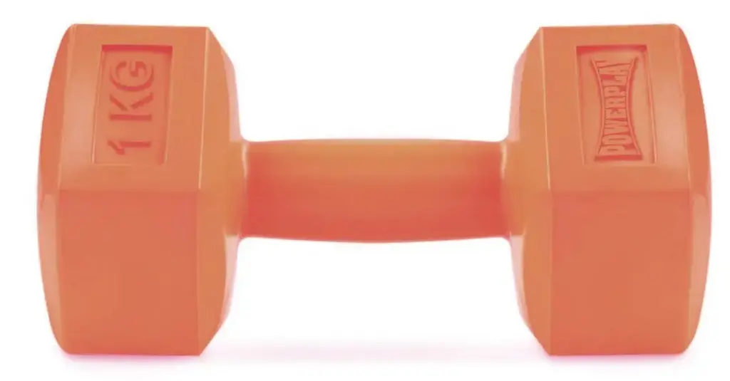 Гантели композитные PowerPlay 4124 Hercules 2*1 кг Оранжевые 2 шт (PP_4124_1kg_2in) - фото 4