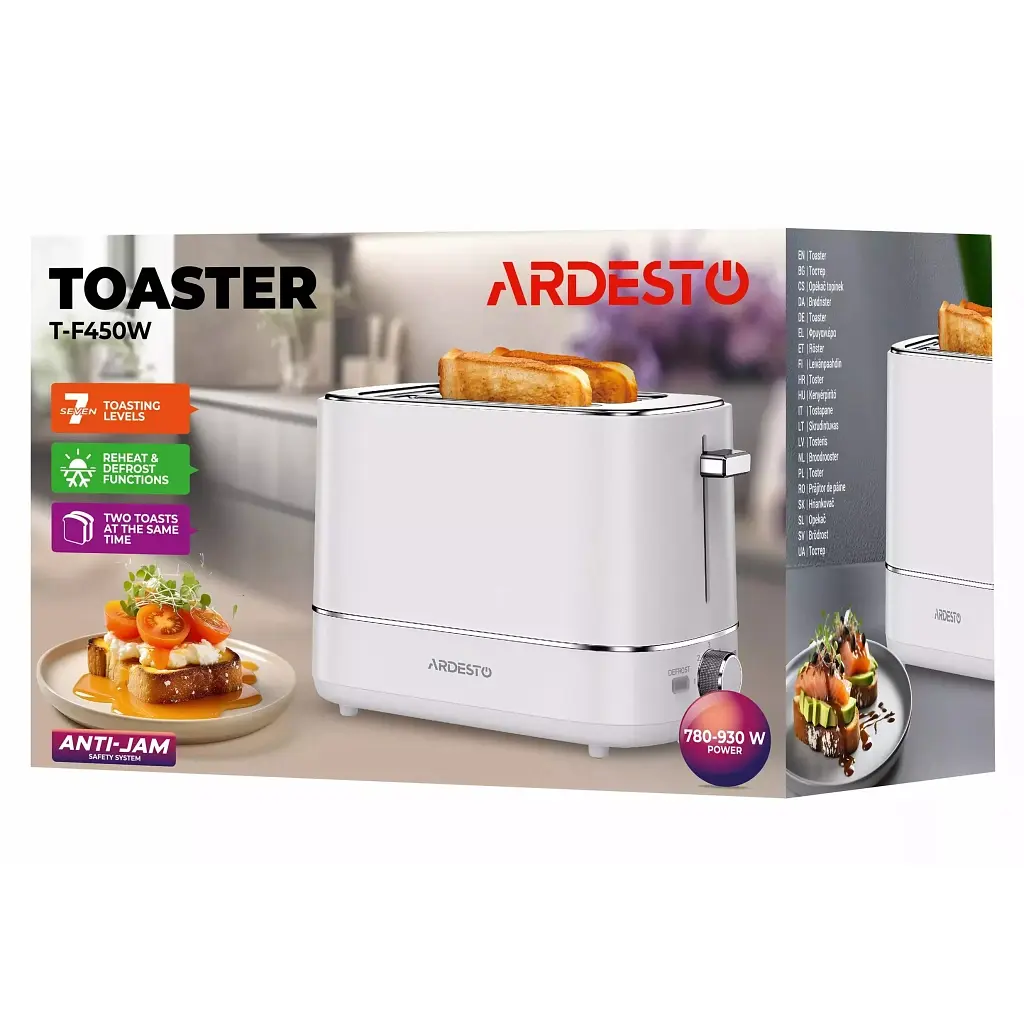 Тостер ARDESTO T-F450W - фото 6