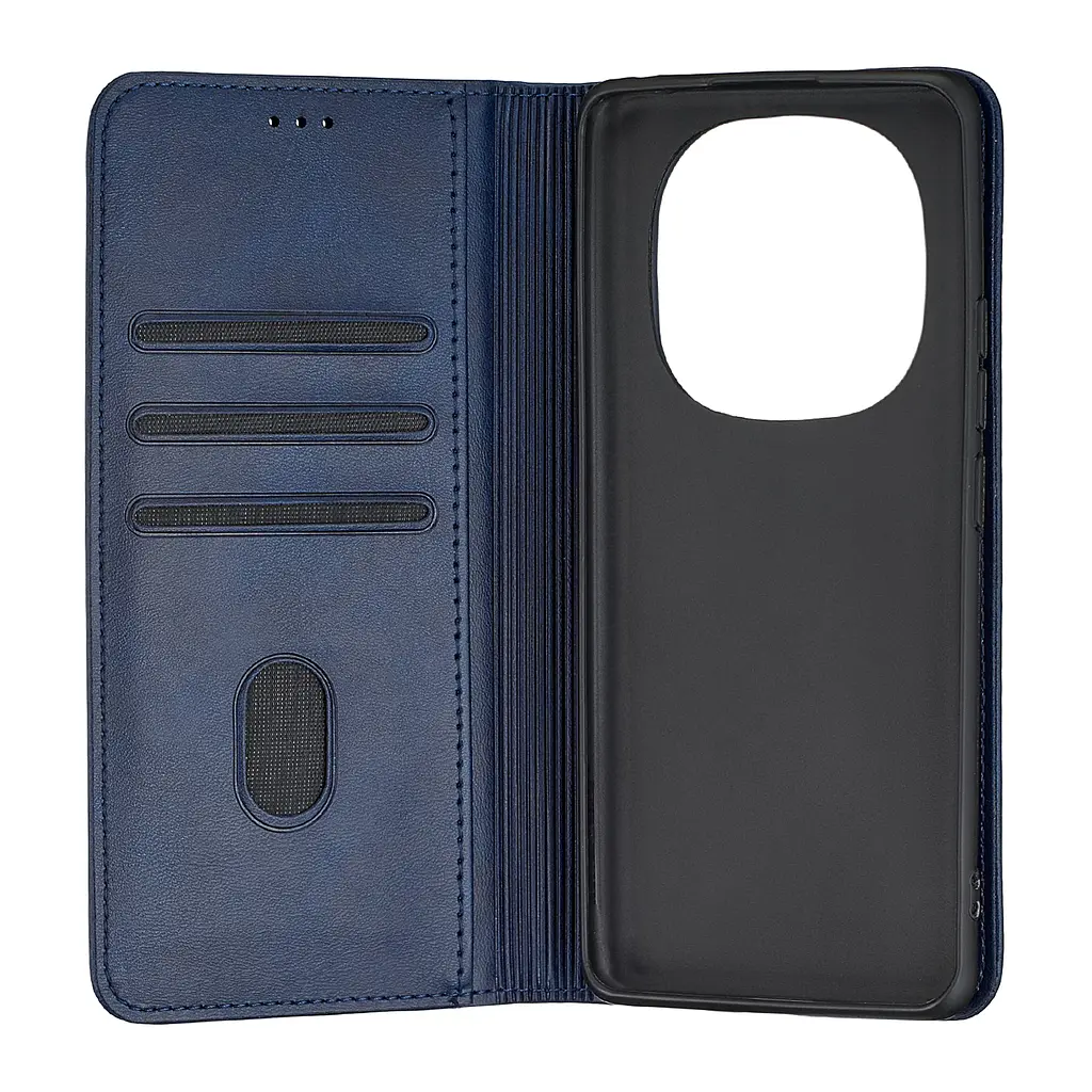 Чохол-книжка Premium Xiaomi Redmi Note 14 Pro 4G Dark Blue - фото 2