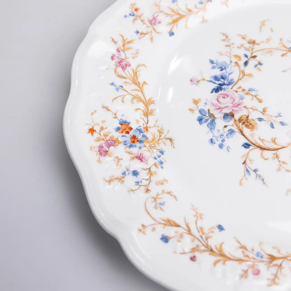 Столовий фарфоровий сервіз Vintage 32 предмети на 6 персон Yiwu ALS-32PCS - фото 10