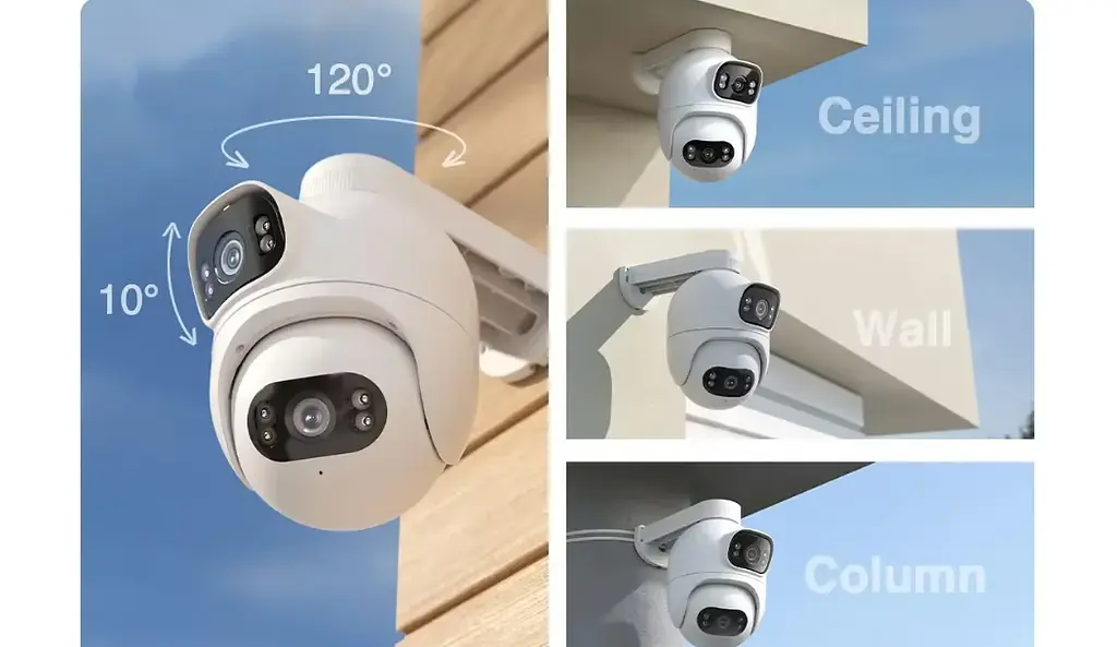IP-камера для відеоспостереження iMiLab Security Camera EC6 Dual - фото 7