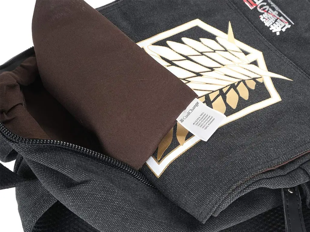 Рюкзак Атака титанов Attack on Titan LOCO rucksack АТ 22.05 черный - фото 8