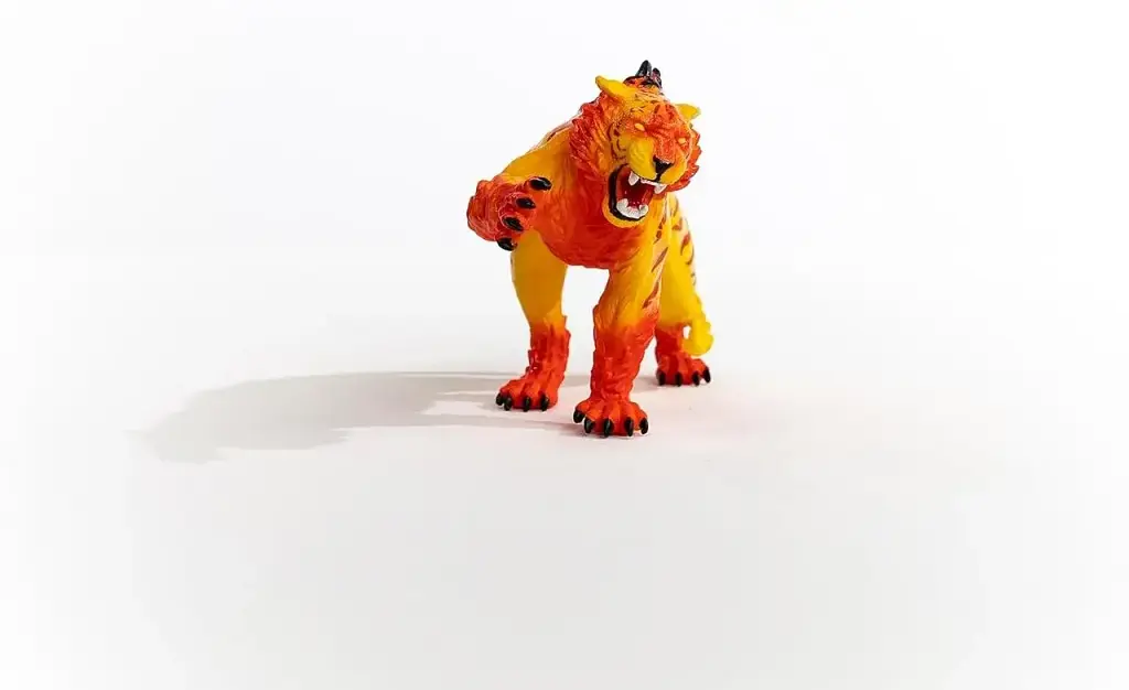 Ігрова фігурка Лавовий Тигр Schleich Eldrador Creatures Lava Tiger 70148 колекційна іграшка (SKU-253) - фото 6