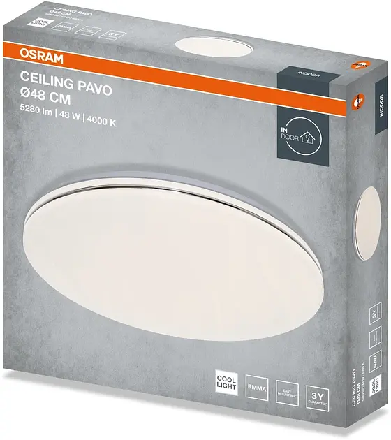 Osram Світильник накладний CEILING PAVO 480мм Round 48Вт 4000K - фото 4