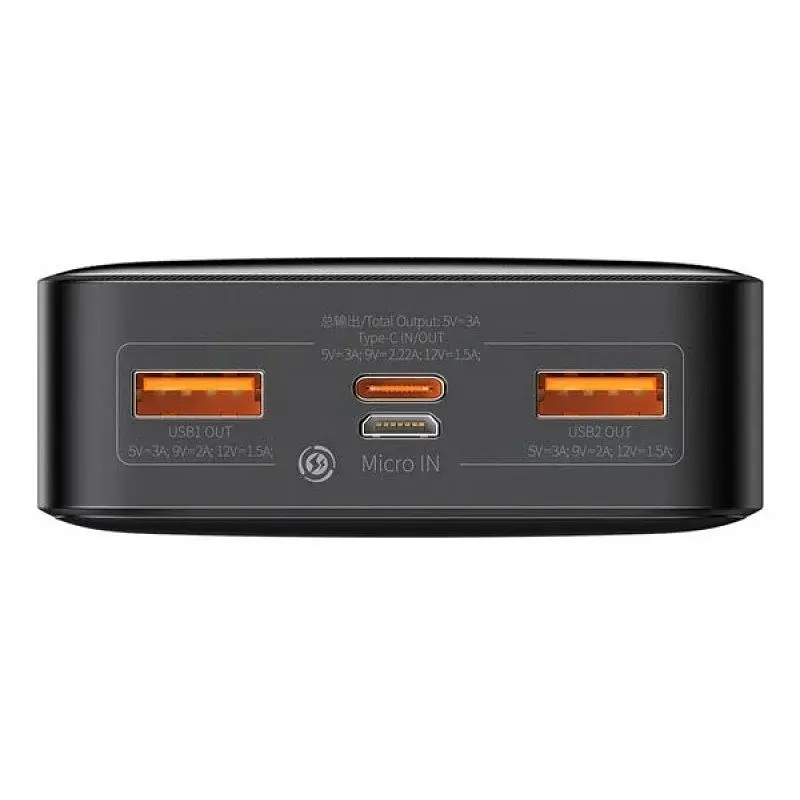 Портативний акумулятор - павер-банк Baseus Bipow Digital Display OS 20000 mAh 20 W (PPBD050501) - фото 3