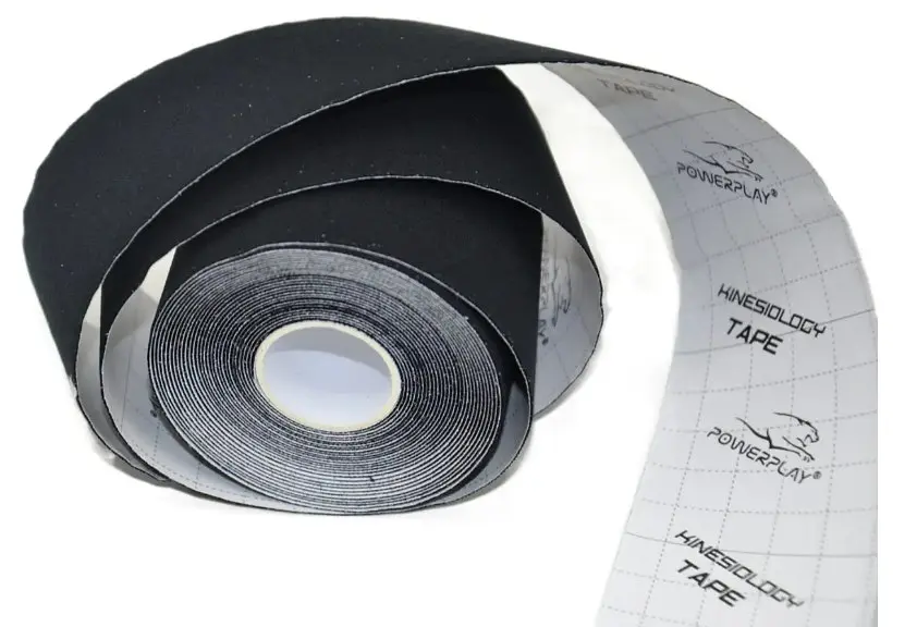 Кінезіологічний тейп PowerPlay 4315 Чорний 5 cм x 5 м (PP_4315_Black) - фото 4