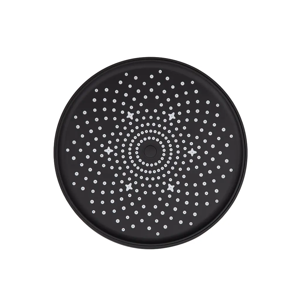 Верхній душ Qtap Hlavova D 230 мм круглий QTHLA107BLM45788 Black matt, Чорний матовий - фото 3