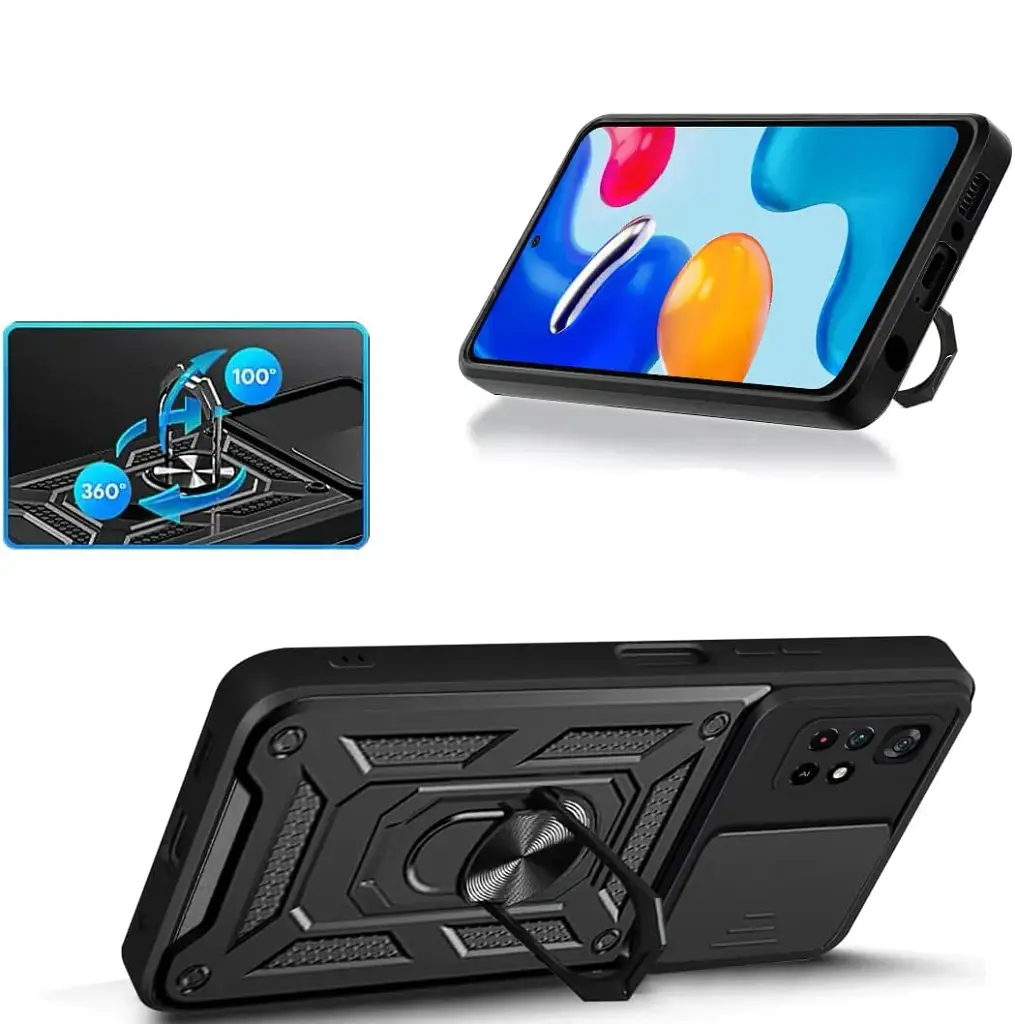 Панель BeCover Military для Poco M4 Pro 5G Black (707120) - фото 3