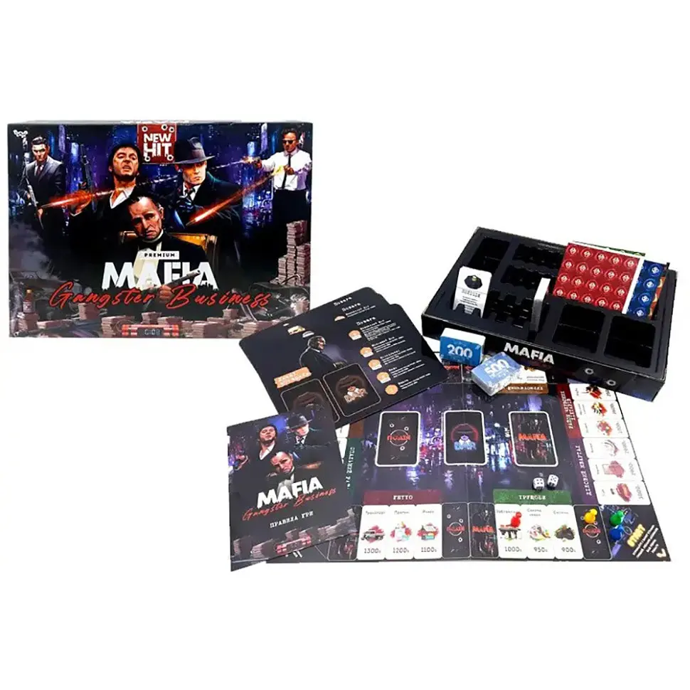 Настільна економічна гра "MAFIA. Gangster Business. Premium" MAF-03-01U українською мовою - фото 2