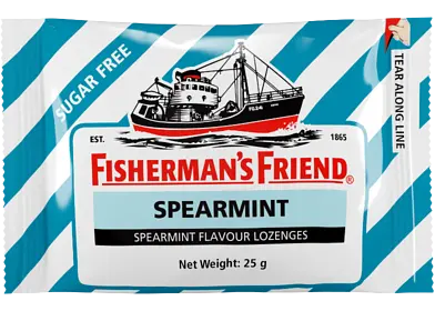 Льодяники Fisherman's Friend Spearmint без цукру 25g