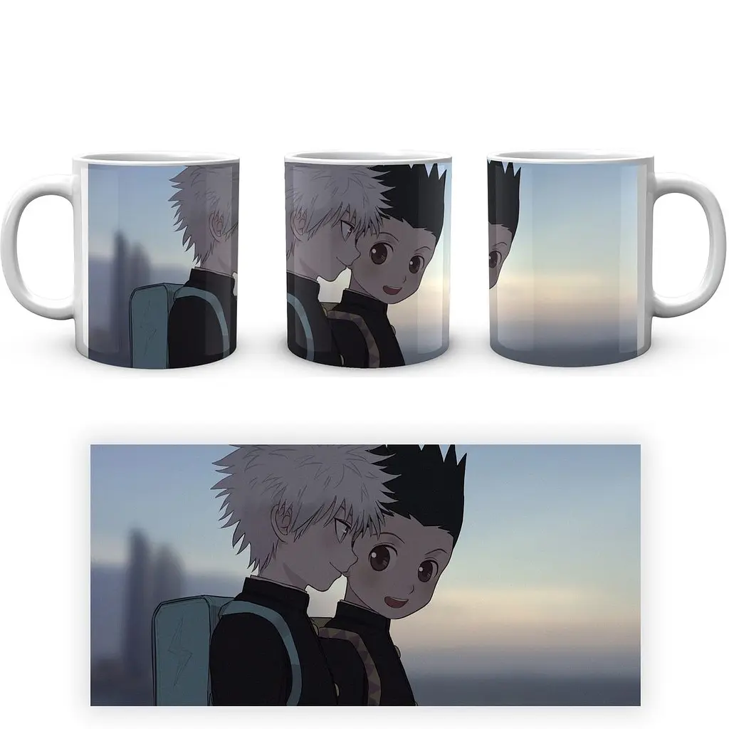 Кухоль GeekLand Hunter x Hunter Мисливець х мисливець Гон Киллуа HH 02.21 330 мл білий - фото 4