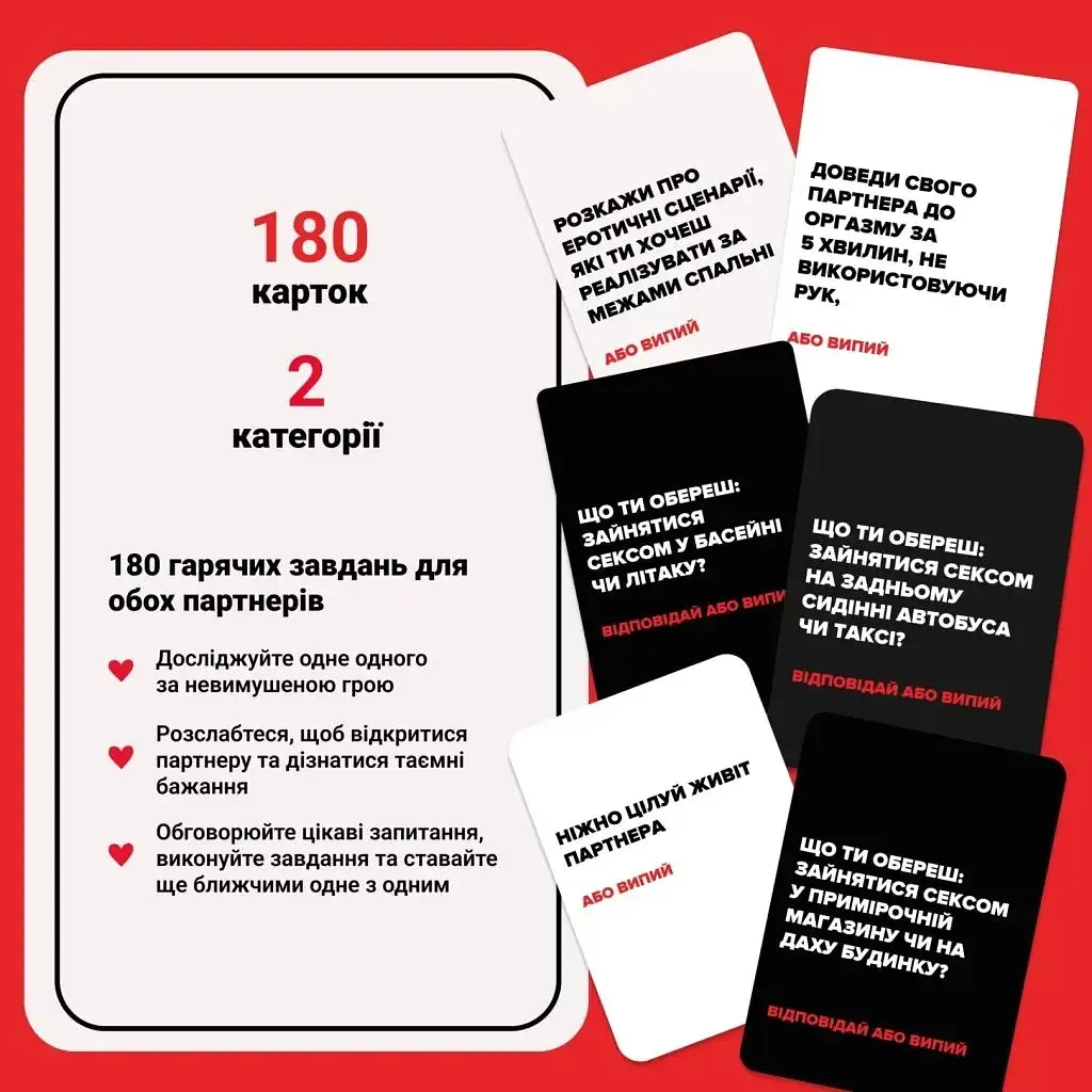 Настільна гра 18+ Memo Games (Не) пʼяні кохані (0021-1) - фото 3