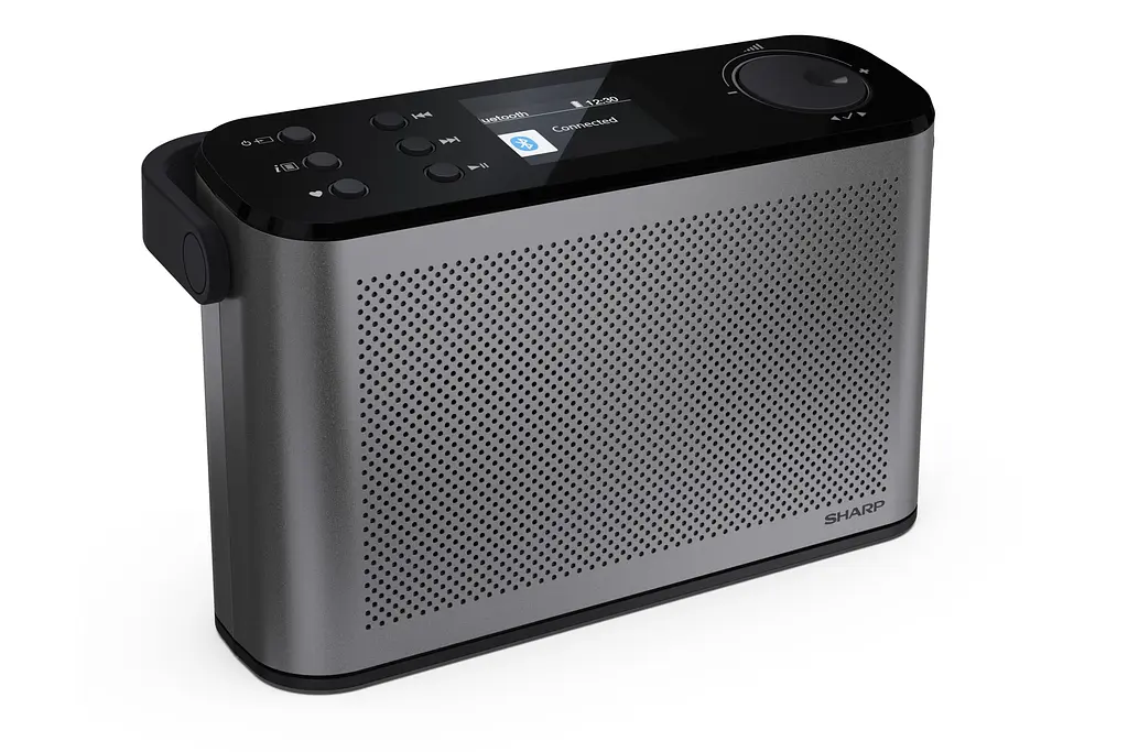 Радіоприймач портативний Sharp DR-P540GY Gray DAB+, FM, Bluetooth